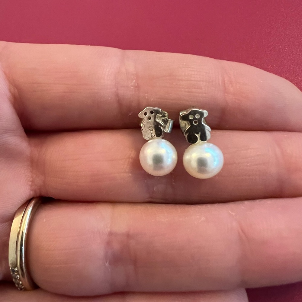 Tous pearl earrings